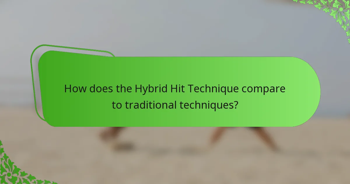 How does the Hybrid Hit Technique compare to traditional techniques?